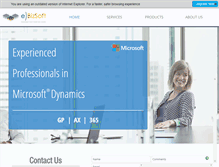 Tablet Screenshot of e-bizsoft.com